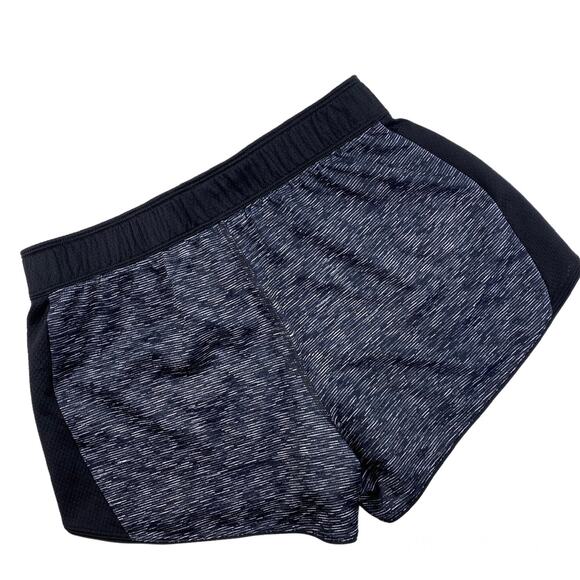 Reebok Training Shorts Cardio Running Heather Black Space Dyed Size Small - Picture 2 of 11